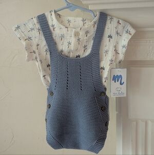 Mac Illusion | Blue Knit Kids Matching Set